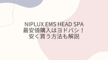 NIPLUX EMS HEAD SPAの最安値購入はヨドバシ！安く買う方法も解説